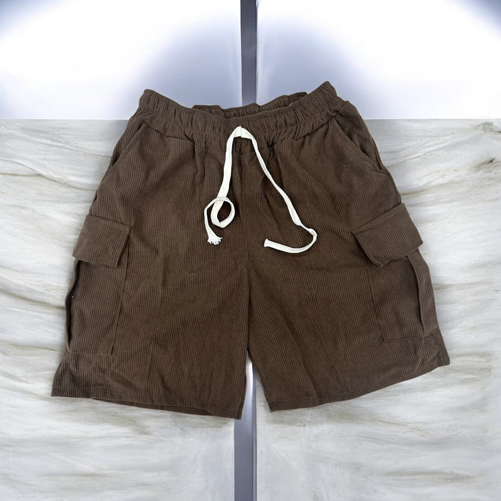 Ms.Army Corduroy Cargo Shorts