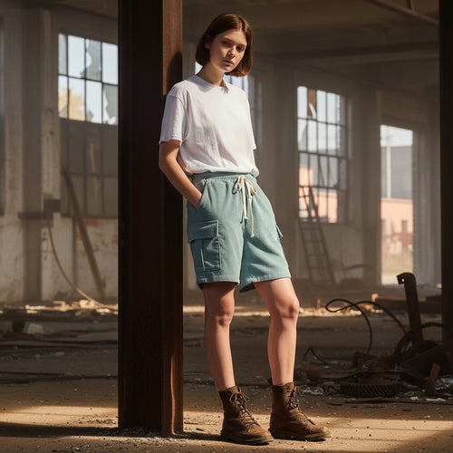 Ms.Army Corduroy Cargo Shorts