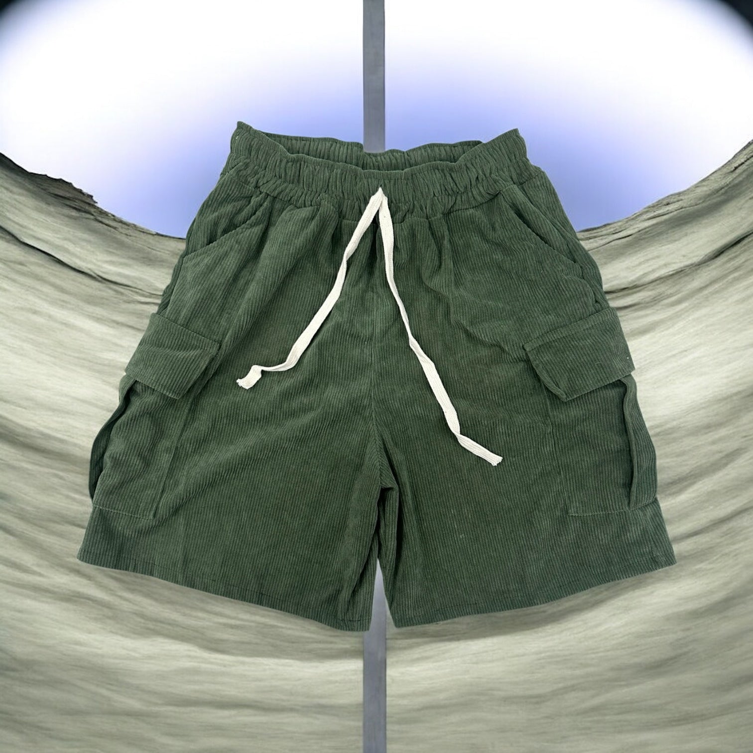Ms.Army Corduroy Cargo Shorts